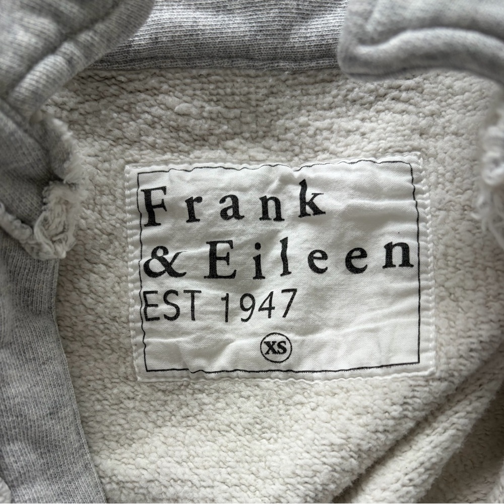 Frank & Eileen NWOT Patrick Fleece Gray Melange Size XS - Picture 3 of 5